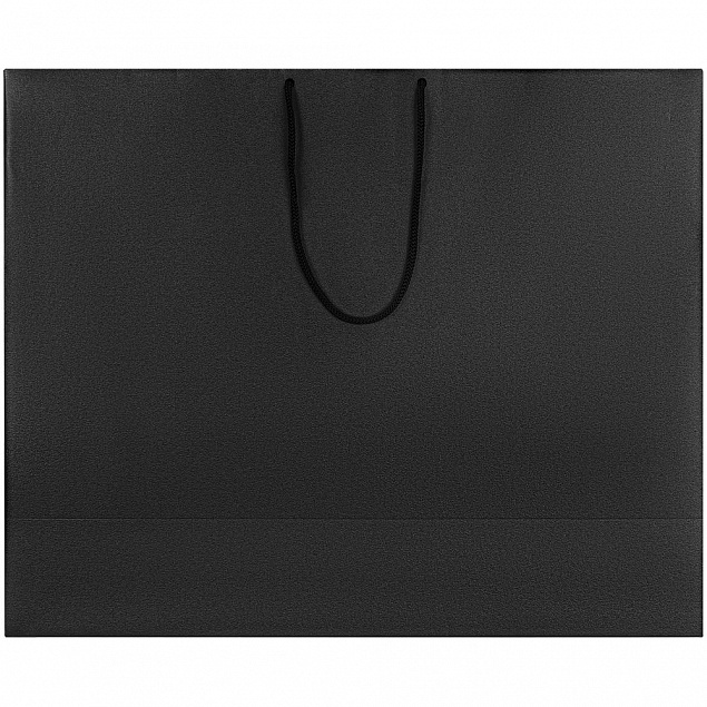 Пакет бумажный «Блеск», большой, черный с логотипом в Екатеринбурге заказать по выгодной цене в кибермаркете AvroraStore