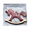 Ёлочная игрушка Лошадка (красный) с логотипом в Екатеринбурге заказать по выгодной цене в кибермаркете AvroraStore