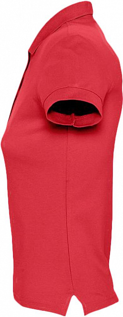 Рубашка поло женская PASSION 170, красная с логотипом в Екатеринбурге заказать по выгодной цене в кибермаркете AvroraStore