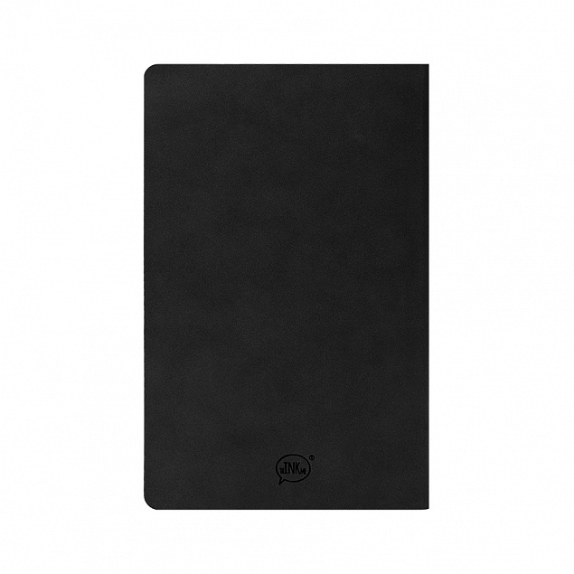 Бизнес-блокнот ALFI, A5, черный, мягкая обложка, в линейку с логотипом в Екатеринбурге заказать по выгодной цене в кибермаркете AvroraStore