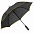 Зонт-трость Jenna, черный с серым с логотипом в Екатеринбурге заказать по выгодной цене в кибермаркете AvroraStore