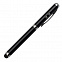 Шариковая ручка с лазерной указкой Supreme, черная с логотипом в Екатеринбурге заказать по выгодной цене в кибермаркете AvroraStore