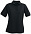Рубашка поло женская SEMORA, черная с логотипом в Екатеринбурге заказать по выгодной цене в кибермаркете AvroraStore