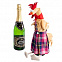 Чехол на шампанское «Глава семейства» с логотипом в Екатеринбурге заказать по выгодной цене в кибермаркете AvroraStore