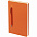 Ежедневник Magnet Shall с ручкой, оранжевый с логотипом в Екатеринбурге заказать по выгодной цене в кибермаркете AvroraStore
