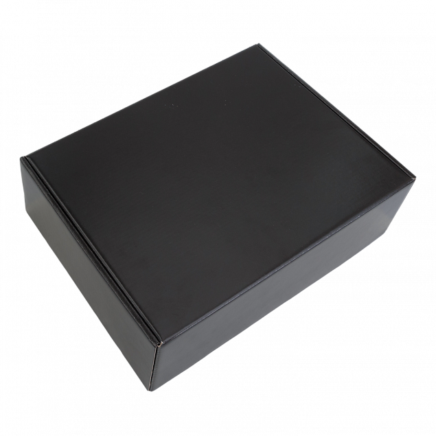Коробка Hot Box (черная) с логотипом в Екатеринбурге заказать по выгодной цене в кибермаркете AvroraStore