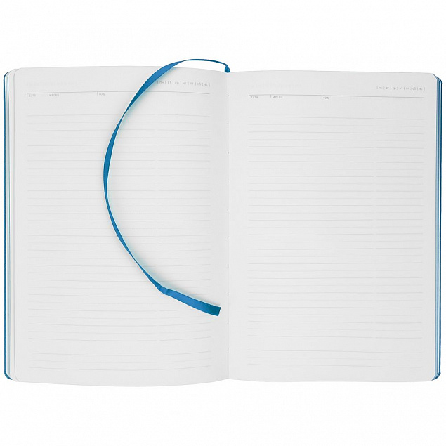 Ежедневник Cortado, недатированный, ярко-синий с логотипом в Екатеринбурге заказать по выгодной цене в кибермаркете AvroraStore