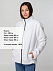 Куртка флисовая унисекс Manakin, белая с логотипом в Екатеринбурге заказать по выгодной цене в кибермаркете AvroraStore