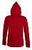 Толстовка женская на молнии с капюшоном Seven Women 290, красная с логотипом в Екатеринбурге заказать по выгодной цене в кибермаркете AvroraStore