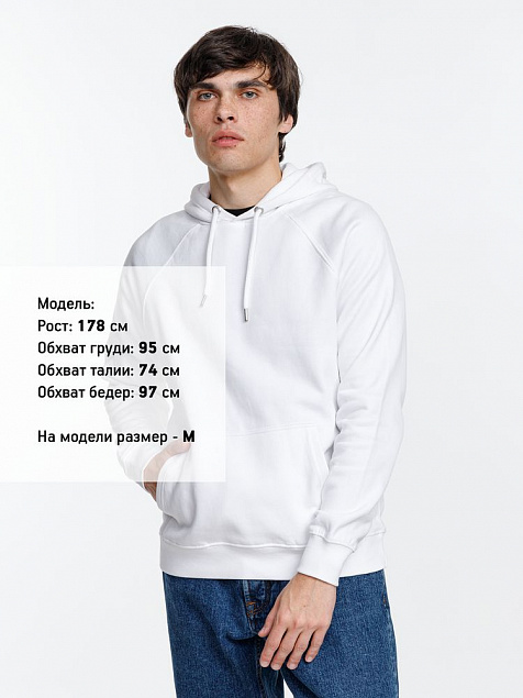 Толстовка унисекс Stellar, белая с логотипом в Екатеринбурге заказать по выгодной цене в кибермаркете AvroraStore