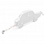 Брелок-рулетка "Автомобиль" 1 метр, белый с логотипом в Екатеринбурге заказать по выгодной цене в кибермаркете AvroraStore