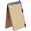 Блокнот на кольцах Eco Note с ручкой, синий с логотипом в Екатеринбурге заказать по выгодной цене в кибермаркете AvroraStore