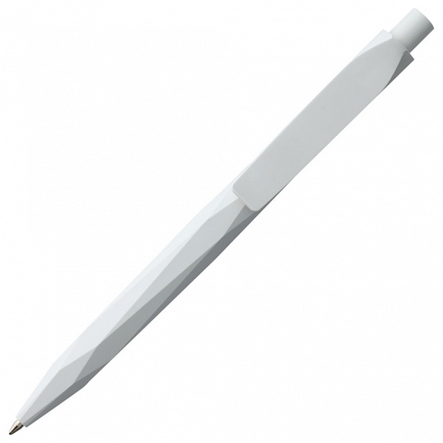 Ручка шариковая Prodir QS20 PMP-P, белая с логотипом в Екатеринбурге заказать по выгодной цене в кибермаркете AvroraStore