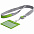 Чехол для карточки с лентой и ретрактором Devon, серый с белым с логотипом в Екатеринбурге заказать по выгодной цене в кибермаркете AvroraStore