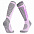 Термоноски женские высокие Monterno Sport, фиолетовые с серым с логотипом в Екатеринбурге заказать по выгодной цене в кибермаркете AvroraStore