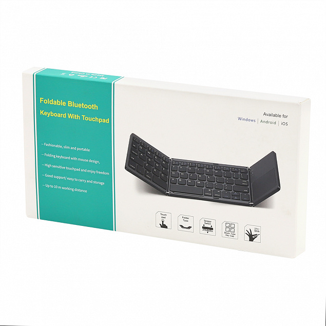 Портативная мини клавиатура Flexibord с логотипом в Екатеринбурге заказать по выгодной цене в кибермаркете AvroraStore