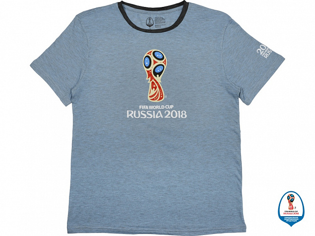 Футболка 2018 FIFA World Cup Russia™ мужская с логотипом в Екатеринбурге заказать по выгодной цене в кибермаркете AvroraStore
