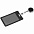 Чехол для пропуска с ретрактором Devon, черный с логотипом в Екатеринбурге заказать по выгодной цене в кибермаркете AvroraStore