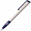 Ручка шариковая Senator Super Soft, белая с синим с логотипом в Екатеринбурге заказать по выгодной цене в кибермаркете AvroraStore