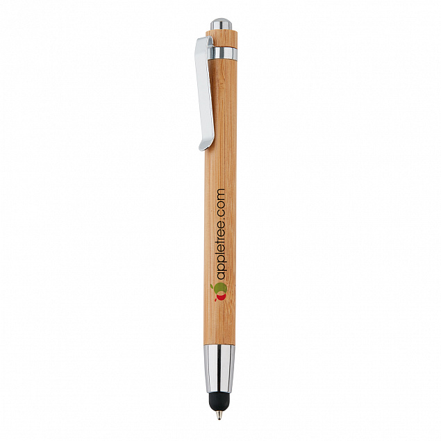 Ручка-стилус из бамбука с логотипом в Екатеринбурге заказать по выгодной цене в кибермаркете AvroraStore