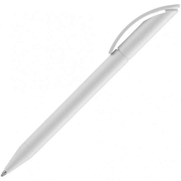 Ручка шариковая Prodir DS3 TMM, белая матовая с логотипом в Екатеринбурге заказать по выгодной цене в кибермаркете AvroraStore