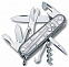 Офицерский нож CLIMBER 91, прозрачный серебристый с логотипом в Екатеринбурге заказать по выгодной цене в кибермаркете AvroraStore