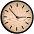 Часы настенные Kiko, дуб с логотипом в Екатеринбурге заказать по выгодной цене в кибермаркете AvroraStore