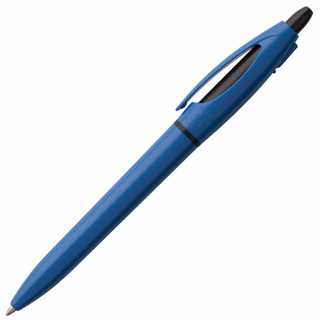 Ручка шариковая S! (Си), ярко-синяя с логотипом в Екатеринбурге заказать по выгодной цене в кибермаркете AvroraStore