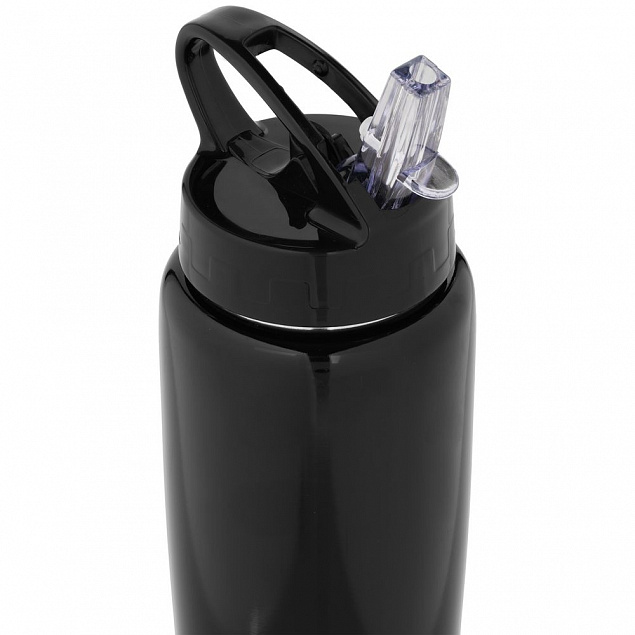 Спортивная бутылка Moist, черная с логотипом в Екатеринбурге заказать по выгодной цене в кибермаркете AvroraStore