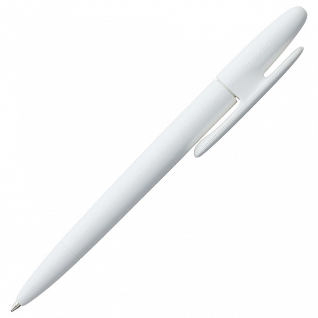 Ручка шариковая Prodir DS5 TPP, белая с логотипом в Екатеринбурге заказать по выгодной цене в кибермаркете AvroraStore