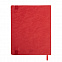 Бизнес-блокнот Tabby Biggy, гибкая обложка, в клетку, красный с логотипом в Екатеринбурге заказать по выгодной цене в кибермаркете AvroraStore
