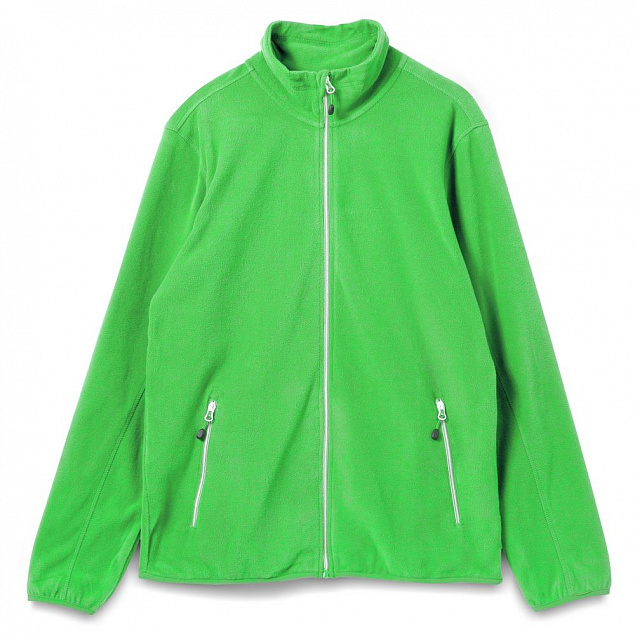 Куртка флисовая мужская TWOHAND зеленое яблоко с логотипом в Екатеринбурге заказать по выгодной цене в кибермаркете AvroraStore