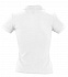 Рубашка поло женская PEOPLE 210, белая с логотипом в Екатеринбурге заказать по выгодной цене в кибермаркете AvroraStore