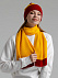 Шарф Snappy, желтый с красным с логотипом в Екатеринбурге заказать по выгодной цене в кибермаркете AvroraStore
