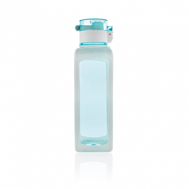 Квадратная вакуумная бутылка для воды, бирюзовый с логотипом в Екатеринбурге заказать по выгодной цене в кибермаркете AvroraStore