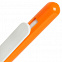 Ручка шариковая Slider, оранжевая с белым с логотипом в Екатеринбурге заказать по выгодной цене в кибермаркете AvroraStore