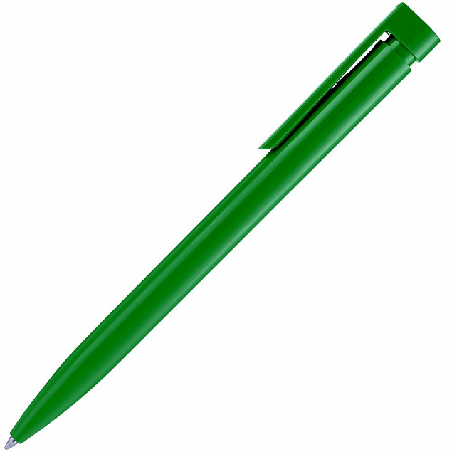 Ручка шариковая Liberty Polished, зеленая с логотипом в Екатеринбурге заказать по выгодной цене в кибермаркете AvroraStore