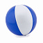 Мяч надувной SAONA, Белый/Королевский синий с логотипом в Екатеринбурге заказать по выгодной цене в кибермаркете AvroraStore