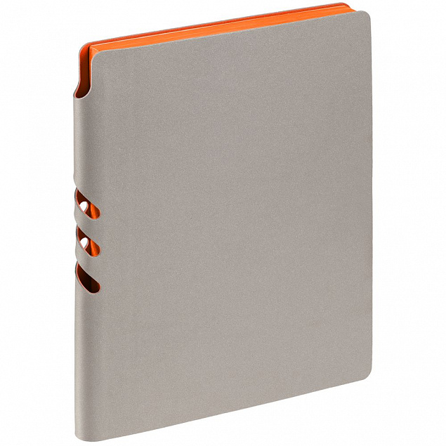 Набор Flexpen, серебристо-оранжевый с логотипом в Екатеринбурге заказать по выгодной цене в кибермаркете AvroraStore