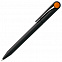 Ручка шариковая Prodir DS1 TMM Dot, черная с оранжевым с логотипом в Екатеринбурге заказать по выгодной цене в кибермаркете AvroraStore