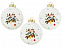 Набор новогодних шаров, 3 шт с логотипом в Екатеринбурге заказать по выгодной цене в кибермаркете AvroraStore