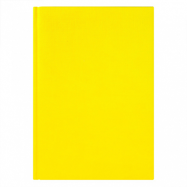 Ежедневник недатированный City Flax 145х205 мм, без календаря, желтый с логотипом в Екатеринбурге заказать по выгодной цене в кибермаркете AvroraStore