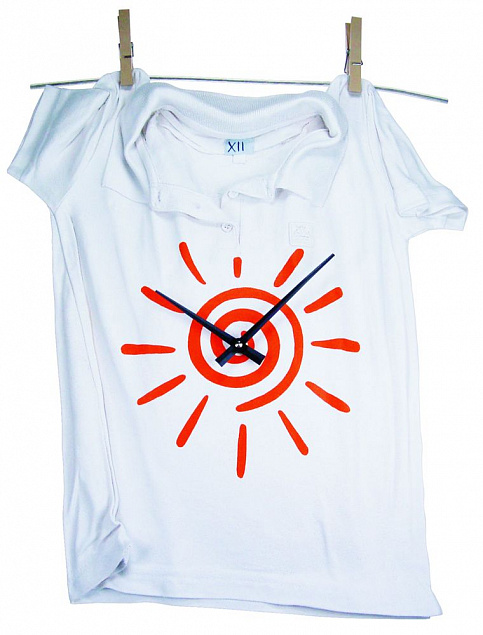 Часы «Рубашка», белые с логотипом в Екатеринбурге заказать по выгодной цене в кибермаркете AvroraStore