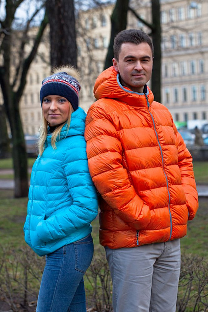 Куртка пуховая мужская Tarner, серая с логотипом в Екатеринбурге заказать по выгодной цене в кибермаркете AvroraStore
