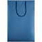 Пакет бумажный «Блеск», средний, синий с логотипом в Екатеринбурге заказать по выгодной цене в кибермаркете AvroraStore