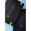 Ежедневник недатированный Ray, А5, черный/голубой, кремовый блок, без обреза с логотипом в Екатеринбурге заказать по выгодной цене в кибермаркете AvroraStore