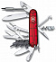Офицерский нож CyberTool L, прозрачный красный с логотипом в Екатеринбурге заказать по выгодной цене в кибермаркете AvroraStore