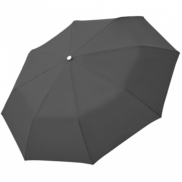 Зонт складной Fiber Alu Light, черный с логотипом в Екатеринбурге заказать по выгодной цене в кибермаркете AvroraStore