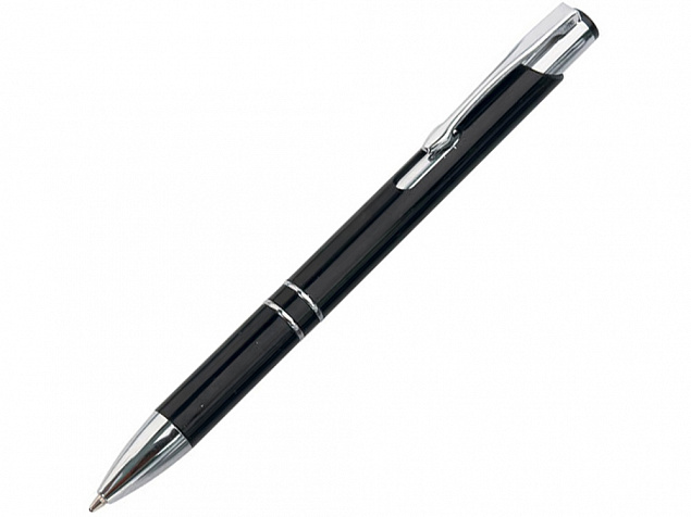 Ручка шариковая Калгари черный металлик с логотипом в Екатеринбурге заказать по выгодной цене в кибермаркете AvroraStore