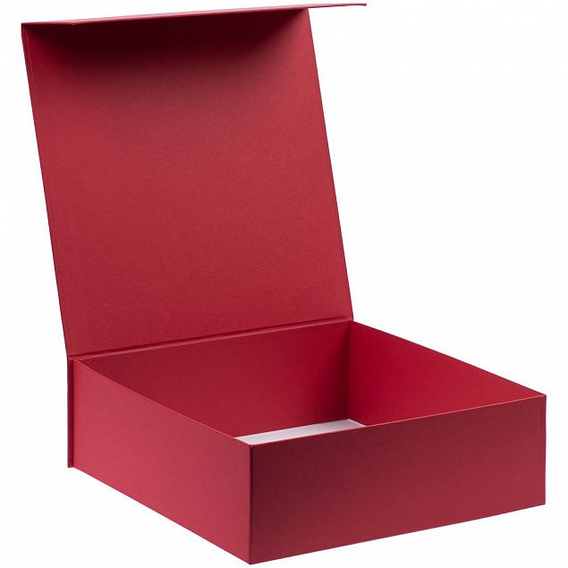 Коробка Quadra, красная с логотипом в Екатеринбурге заказать по выгодной цене в кибермаркете AvroraStore